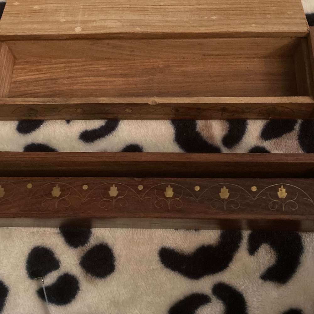 Incents box opens and store incense inside